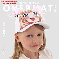 Кепка детская "Котик"аниме, с ушками, р-р 52-54 5-7 лет