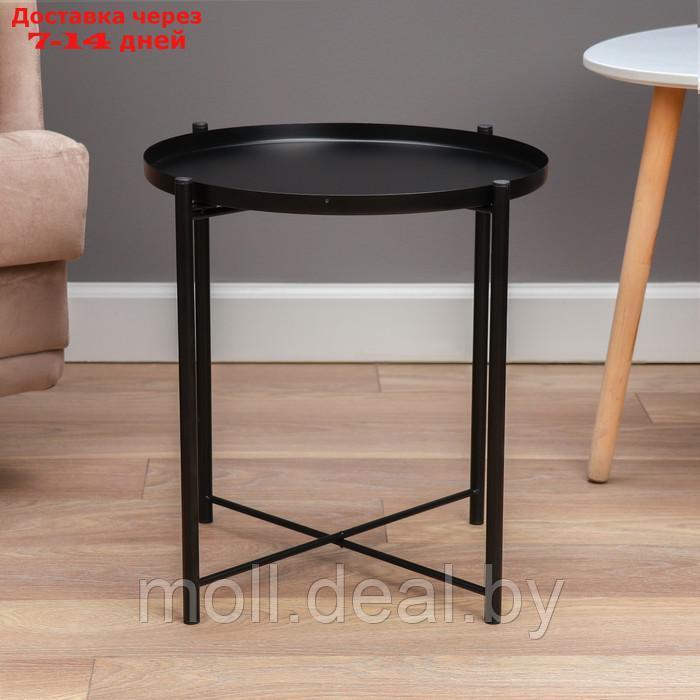 Кофейный столик " Тиволи" YS-8339, черный 41,5х43 см - фото 3 - id-p227078321