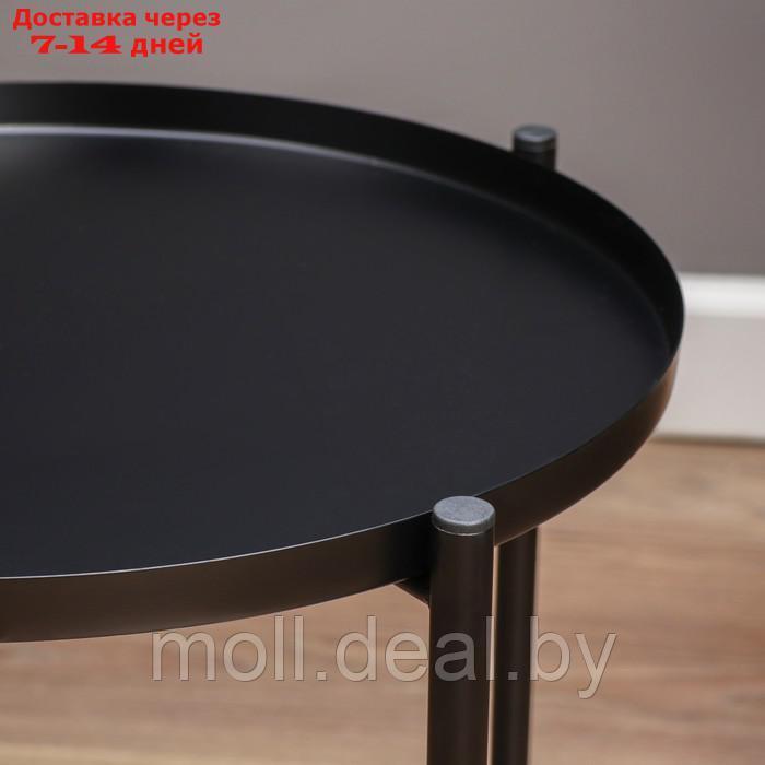 Кофейный столик " Тиволи" YS-8339, черный 41,5х43 см - фото 4 - id-p227078321