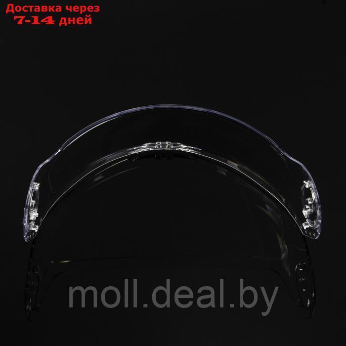 Визор для шлема модуляр, модель М160, цвет прозрачный - фото 4 - id-p227087282