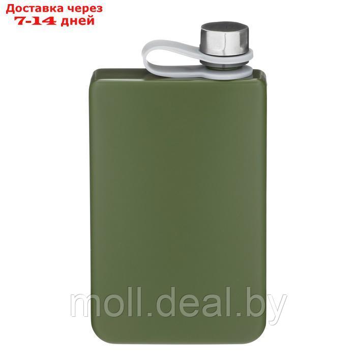 Фляжка для алкоголя и воды из нержавеющей стали, подарочная, армейская, 270 мл, 9 oz - фото 2 - id-p227076362