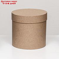 Шляпная коробка крафт, 13 х 13 см