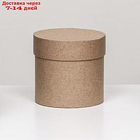 Шляпная коробка крафт, 10 х 10 см