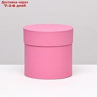 Шляпная коробка розовая, 13 х 13 см