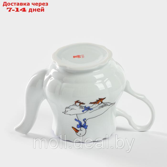 Чайник фарфоровый "Гуси", 800 мл - фото 6 - id-p227076370