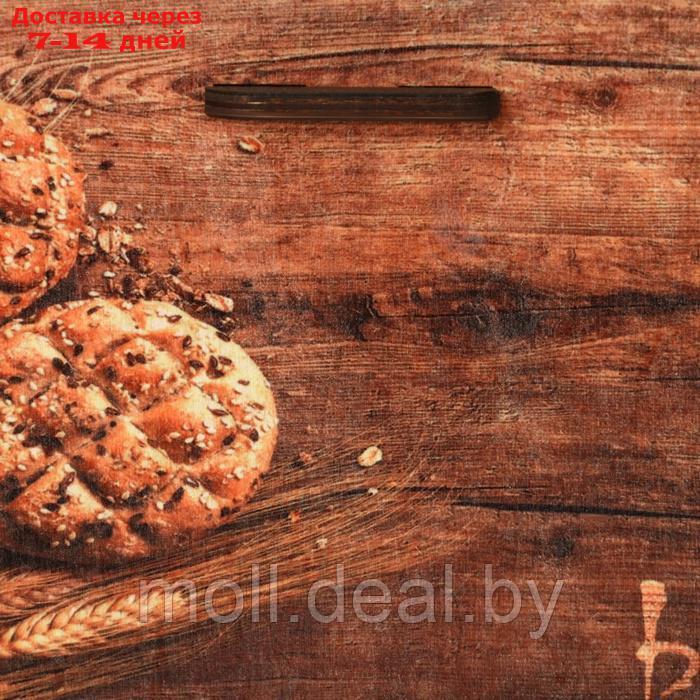 Хлебница деревянная с подставкой под специи, 35,6 х 20,4 х 24,8см, венге - фото 8 - id-p227076372