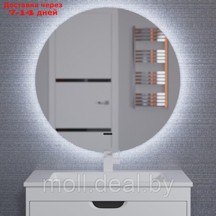 Зеркало для ванной Uperwood Modul, 80х80 см, бесконтактный сенсор, холодная подсветка - фото 2 - id-p227092297