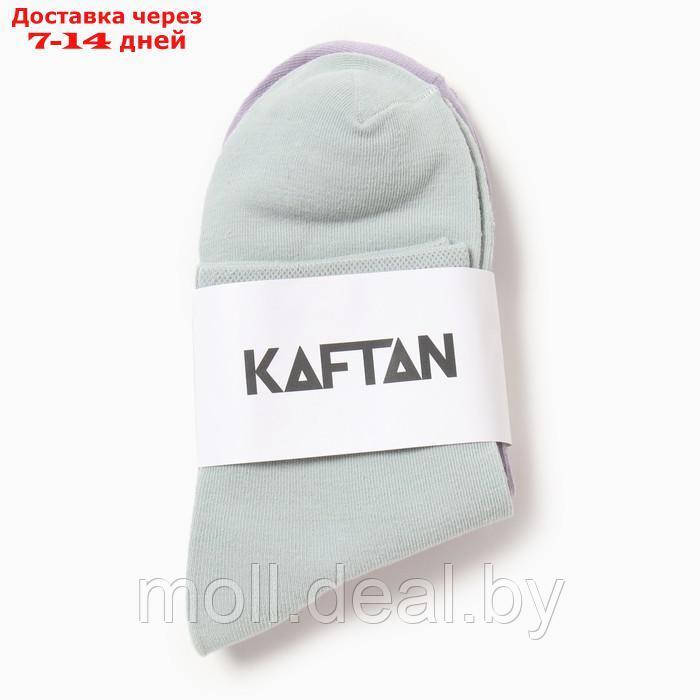 Набор женских носков KAFTAN Base, 2 пары, р. 36-39 (23-25 см) мятн/сирен - фото 3 - id-p227092299