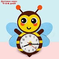 Часы настольные DIY "Пчелка", плавный ход, 23 х 21 см