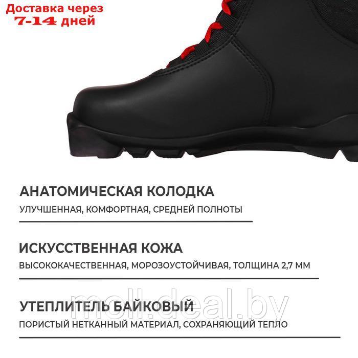 Ботинки лыжные Winter Star classic, SNS, р. 39, цвет чёрный, лого красный - фото 4 - id-p227099214