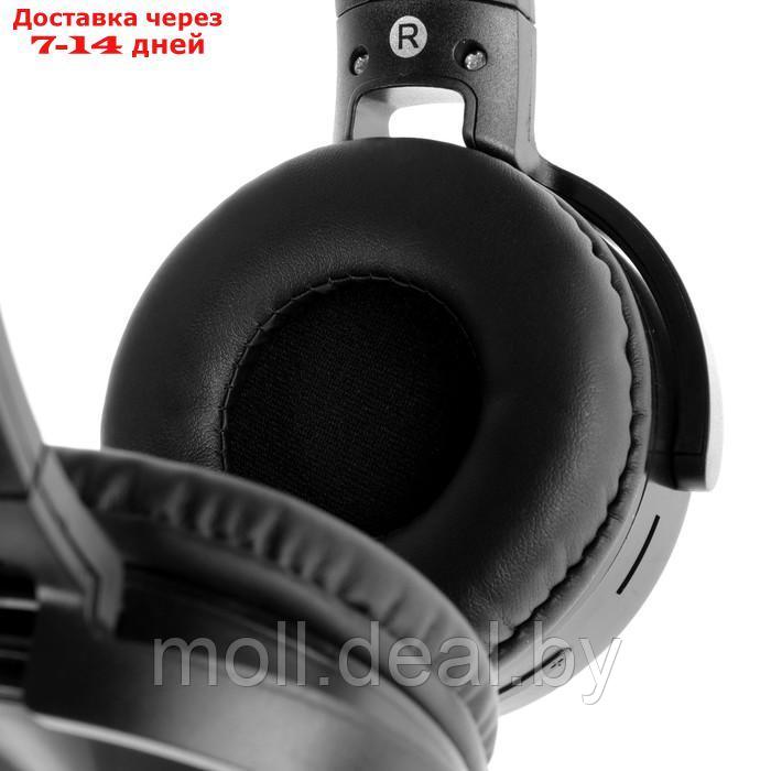 Наушники Defender FreeMotion B555, накладные, микрофон, управление, microSD, 150 мАч, черные - фото 5 - id-p227109945