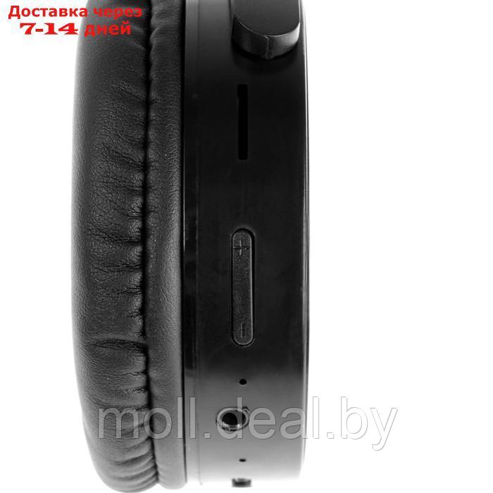 Наушники Defender FreeMotion B555, накладные, микрофон, управление, microSD, 150 мАч, черные - фото 6 - id-p227109945