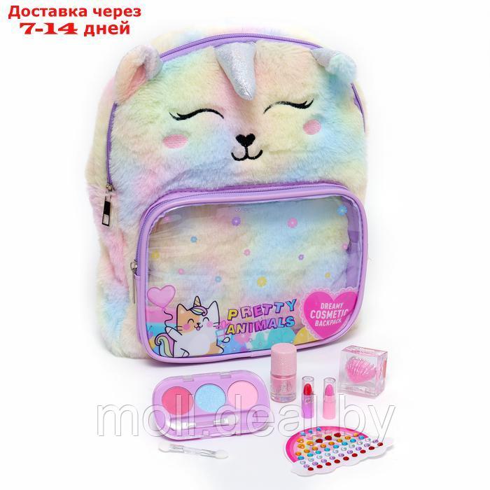 Набор косметики для девочки, рюкзак "Единорог", со стразами - фото 1 - id-p227090234