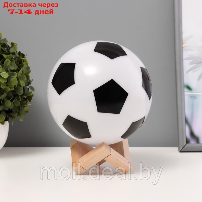 Ночник "Футбольный мяч" LED 3Вт USB АКБ белый 15х15х19 см