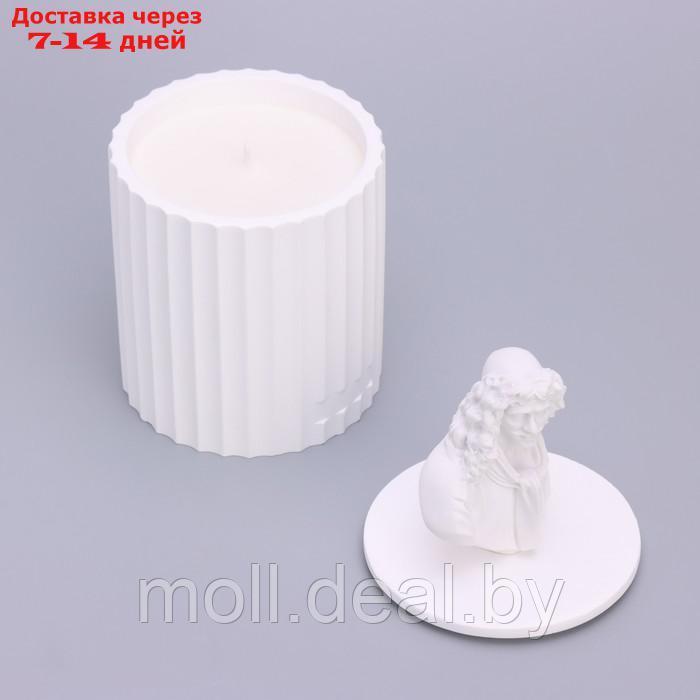 Свеча в бетоне ароматическая "Мольер", китайский чай, 160 гр, в коробке - фото 5 - id-p227091287