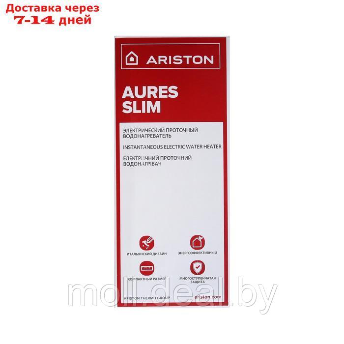 Водонагреватель ARISTON Aures S 3.5 SH PL, проточный, 3.5 кВт, бело-серый - фото 6 - id-p227086301