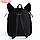 Рюкзак текстильный с ушками на заколках "Аниме", 27*10*23 см, черный/фиолетовый, фото 6