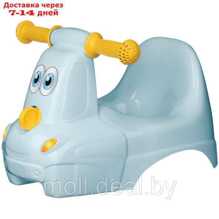 Горшок детский в форме игрушки "Машинка" Lapsi 420х285х265мм, цвет голубой - фото 1 - id-p227085348