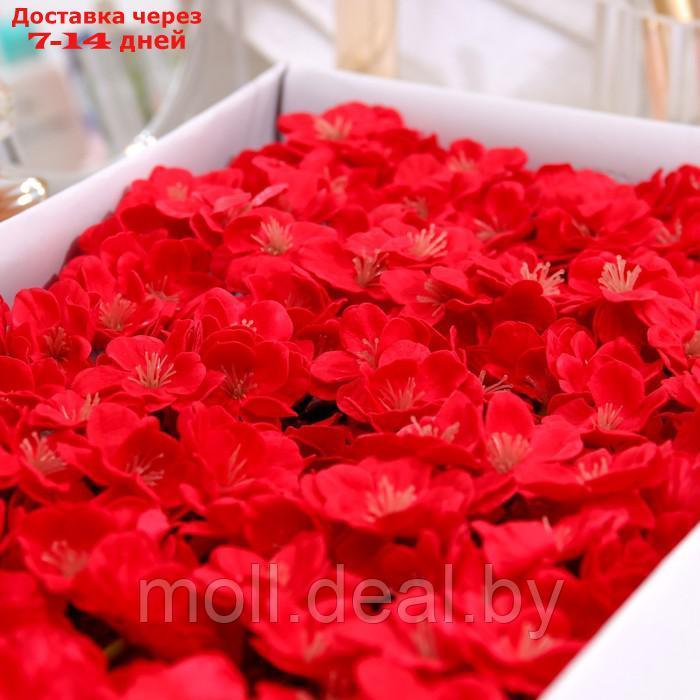 Цветы сакуры мыльные красные, набор 50 шт - фото 3 - id-p227112129