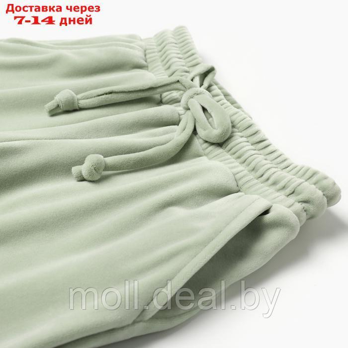 Костюм детский (свитшот, брюки) KAFTAN Plushy р.36 (134-140), зеленый - фото 7 - id-p227084316