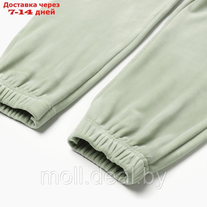 Костюм детский (свитшот, брюки) KAFTAN Plushy р.36 (134-140), зеленый - фото 8 - id-p227084316