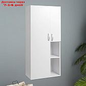 Шкаф для ванной комнаты, белый, 55 х 120 х 30 см