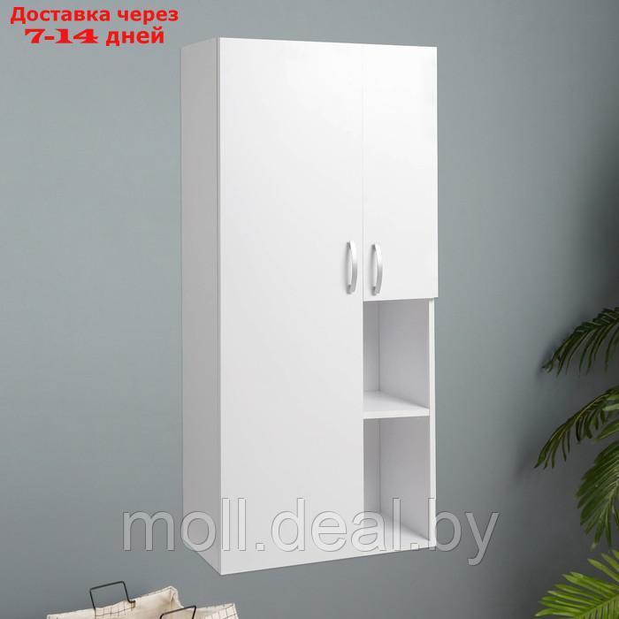 Шкаф для ванной комнаты, белый, 55 х 120 х 30 см - фото 1 - id-p227078374