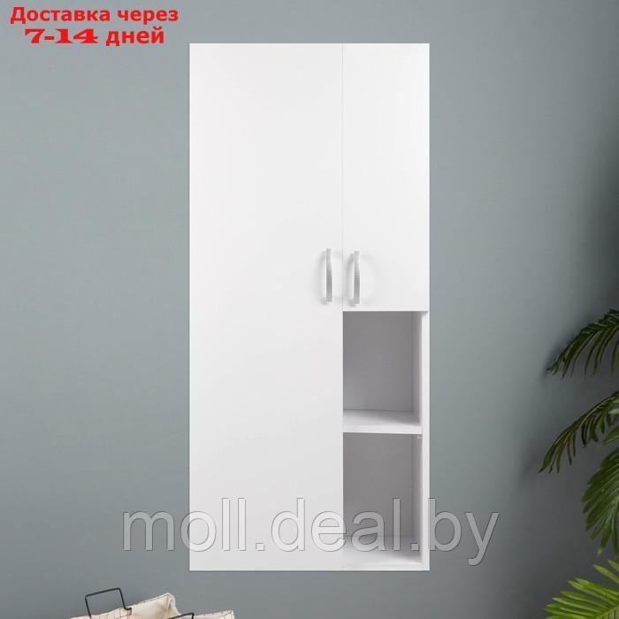 Шкаф для ванной комнаты, белый, 55 х 120 х 30 см - фото 3 - id-p227078374