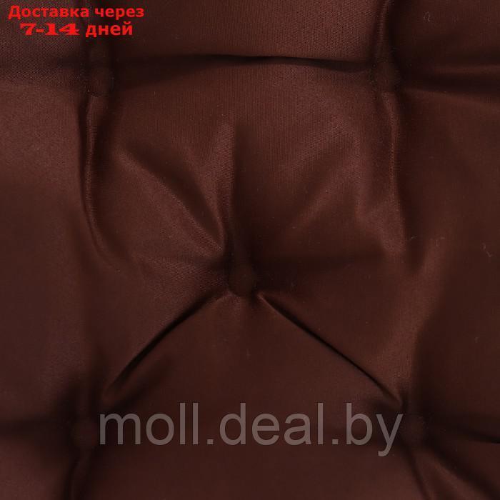 Набор подушек для стула непромокаемых 40х40см 2 шт, цвет коричневый, файберфлекс, грета 20%, - фото 2 - id-p227105936