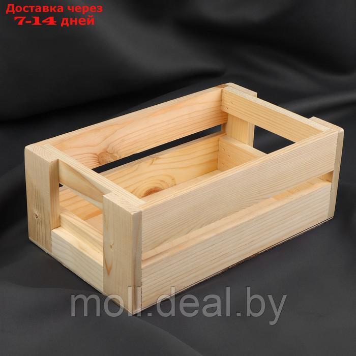 Ящик для рукоделия, деревянный, 25 × 15 × 9,5 см - фото 3 - id-p227103670