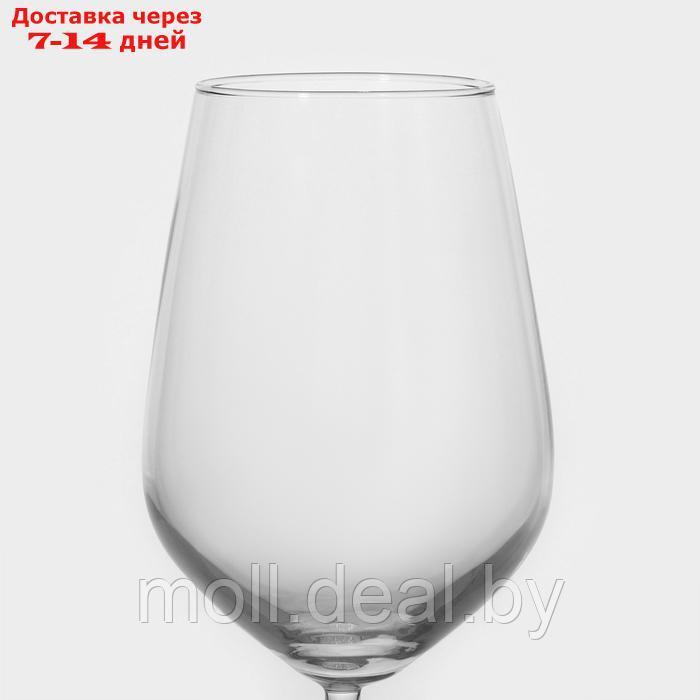 Набор стеклянных бокалов для вина "Аллегра", 490 мл, 2 шт - фото 4 - id-p227076402