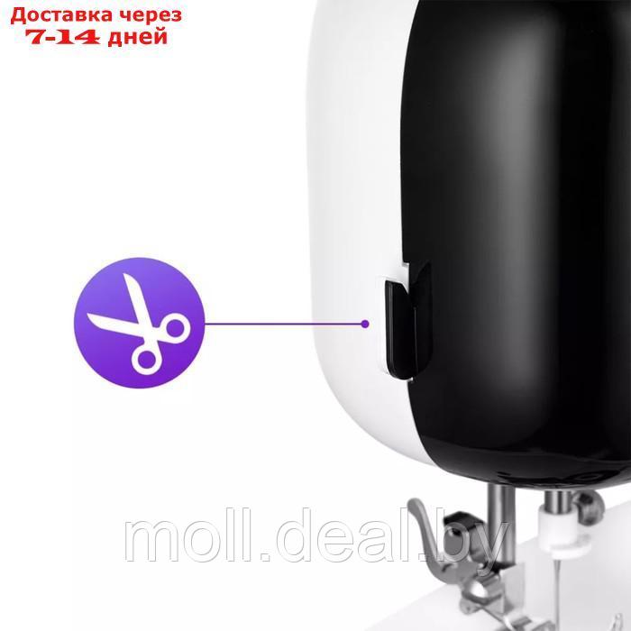 Швейная машина Kitfort КТ-6056, 9 Вт, 12 операций, полуавтомат, бело-чёрная - фото 6 - id-p227086316
