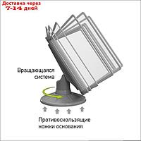 Демосистема настольная вращающаяся на 10 панелей А4 Calligrata, серые