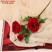 Цветы искусственные "Роза шарм" 8х58 см, красный