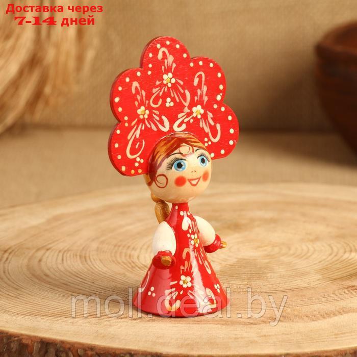 Сувенир "Кукла в красном платье", дерево, микс - фото 2 - id-p227080410