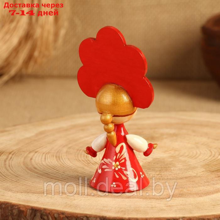 Сувенир "Кукла в красном платье", дерево, микс - фото 4 - id-p227080410