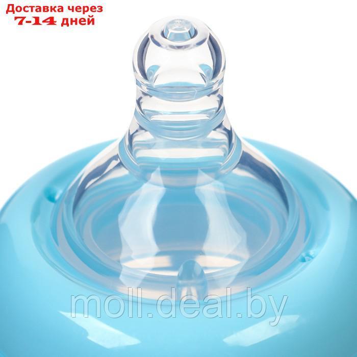 Бутылочка для кормления, ШГ Ø50мм,300 мл, +6мес., цвет голубой - фото 3 - id-p227090271