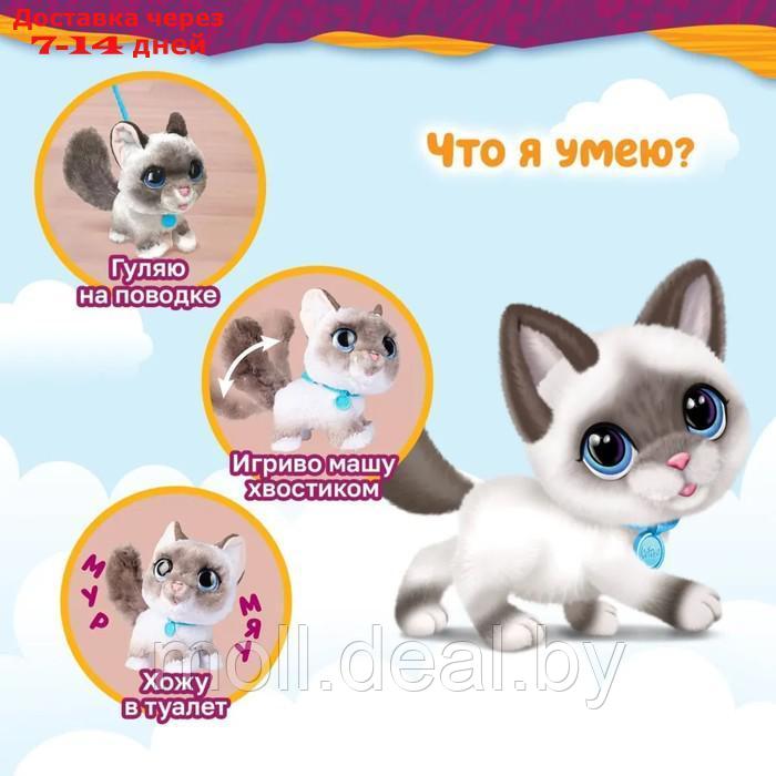 Интерактивная игрушка "Кошка на поводке", 22 см - фото 2 - id-p227082389