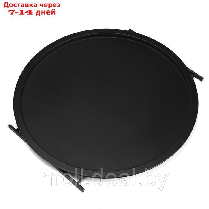 Кофейный столик " Уран" YS-8483-40, черный, стекло 70х40 см - фото 6 - id-p227078397