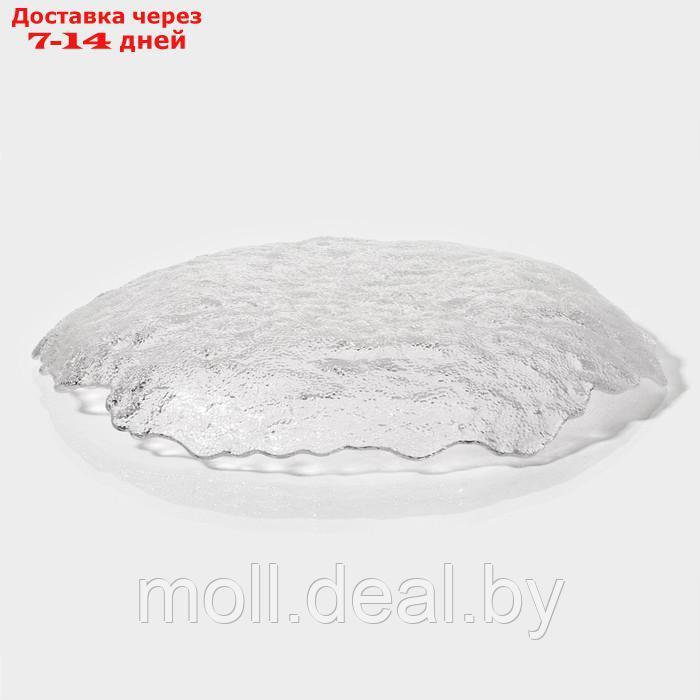 Блюдо для подачи стеклянное "Рифальтаро", d=25 см, 25×4 см - фото 5 - id-p227076419