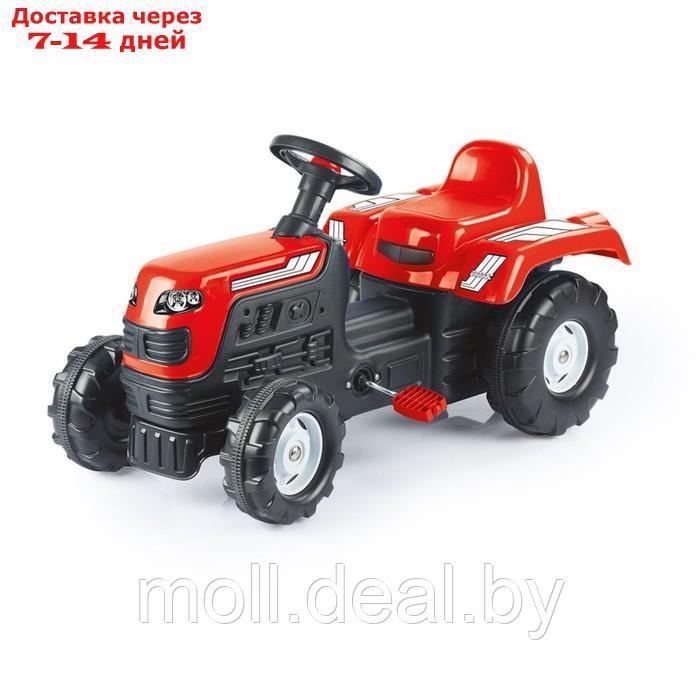 Трактор педальный DOLU Ranchero, клаксон, цвет красный 8145 - фото 1 - id-p227107843
