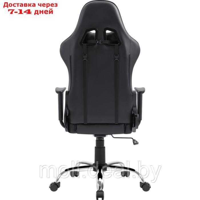 Кресло игровое Defender Azgard, до 160 кг, экокожа, черное - фото 5 - id-p227099327