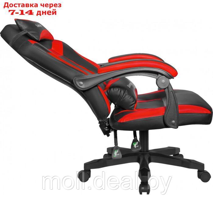 Кресло игровое Defender Master, 140 кг, экокожа, черно-красное - фото 5 - id-p227099328
