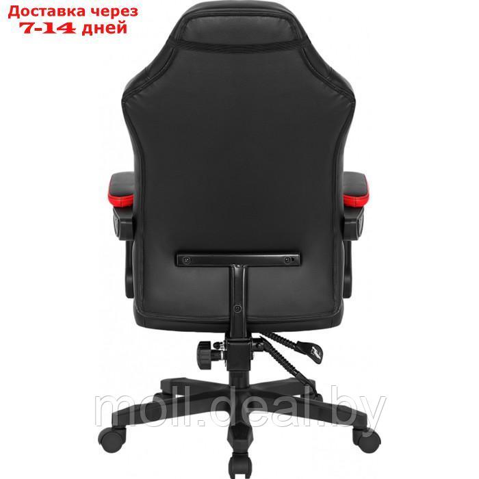 Кресло игровое Defender Master, 140 кг, экокожа, черно-красное - фото 6 - id-p227099328