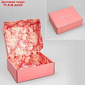 Коробка складная "Нежные пионы", 27 × 21 × 9 см