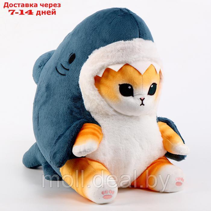 Мягкая игрушка "Котик-акула", 35 см - фото 1 - id-p227090290