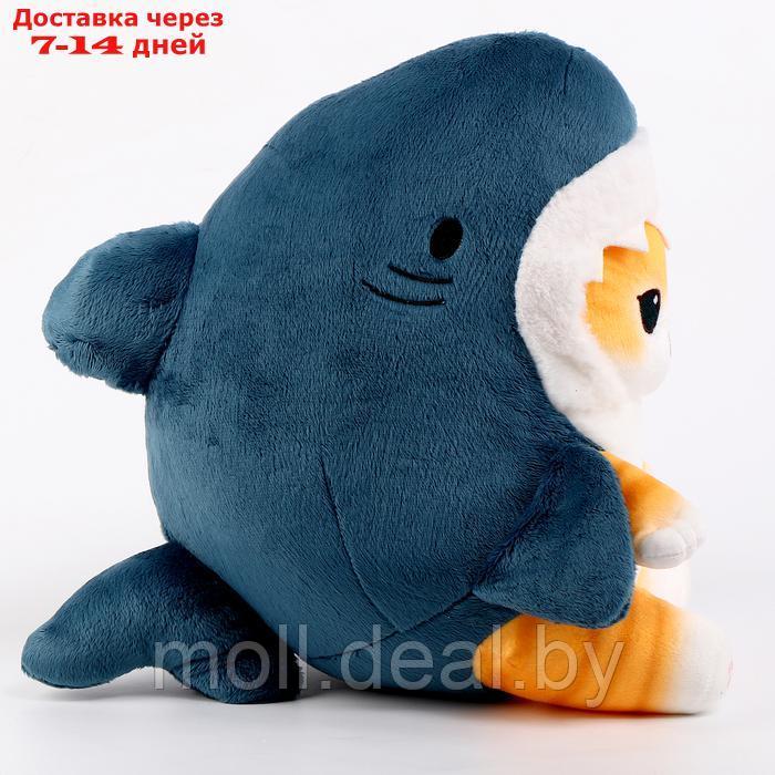 Мягкая игрушка "Котик-акула", 35 см - фото 2 - id-p227090290