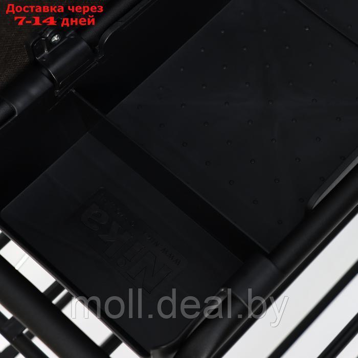 Этажерка для обуви с сиденьем и ящиком "Люкс", 79×33×50 см, цвет чёрный - фото 4 - id-p227078418