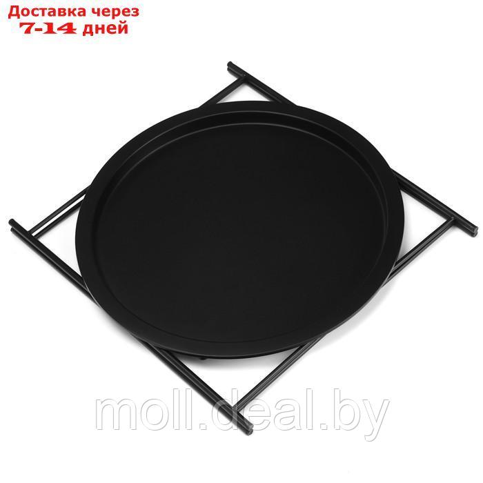 Кофейный столик "Грация" YS-8375S, черный 46,8х50,5 см - фото 6 - id-p227078435