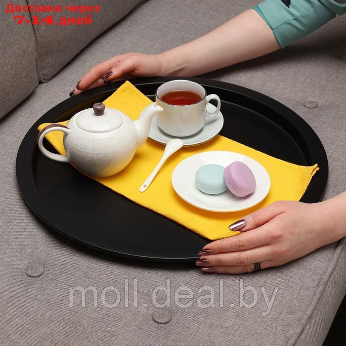 Кофейный столик "Грация" YS-8375S, черный 46,8х50,5 см - фото 7 - id-p227078435